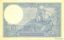 10 Francs MINERVE FRANCE  1924 F.06.08 XF