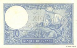 10 Francs MINERVE FRANCE  1930 F.06.14 AU+