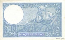 10 Francs MINERVE modifié FRANKREICH  1939 F.07.14 fST