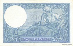 10 Francs MINERVE modifié FRANCIA  1940 F.07.18 q.FDC