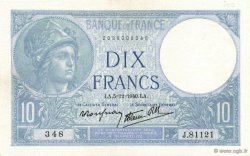 10 Francs MINERVE modifié FRANCE  1940 F.07.23 SPL+