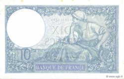 10 Francs MINERVE modifié FRANCE  1941 F.07.30 UNC-