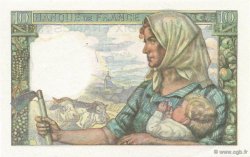 10 Francs MINEUR FRANKREICH  1945 F.08.13 fST+