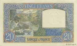 20 Francs TRAVAIL ET SCIENCE FRANCE  1940 F.12.10 UNC