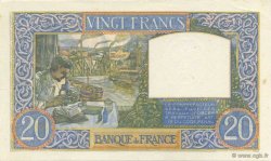 20 Francs TRAVAIL ET SCIENCE FRANCIA  1941 F.12.14 SPL+