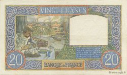 20 Francs TRAVAIL ET SCIENCE FRANCE  1941 F.12.20 XF+