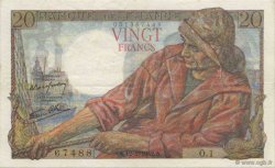 20 Francs PÊCHEUR FRANCIA  1942 F.13.01