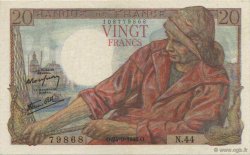 20 Francs PÊCHEUR FRANCIA  1942 F.13.03 SPL+