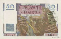 50 Francs LE VERRIER FRANCIA  1950 F.20.14 EBC+