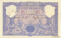 100 Francs BLEU ET ROSE FRANCE  1905 F.21.19 VF