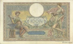 100 Francs LUC OLIVIER MERSON grands cartouches FRANCE  1925 F.24.03 VF+