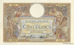 100 Francs LUC OLIVIER MERSON type modifié FRANCIA  1937 F.25.03 SPL+