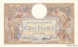 100 Francs LUC OLIVIER MERSON type modifié FRANKREICH  1938 F.25.29 fST+