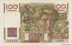 100 Francs JEUNE PAYSAN FRANKREICH  1950 F.28.27
