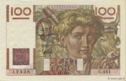 100 Francs JEUNE PAYSAN FRANCE  1952 F.28.32 XF