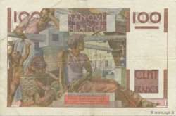 100 Francs JEUNE PAYSAN filigrane inversé FRANCIA  1953 F.28bis.03 BB to SPL