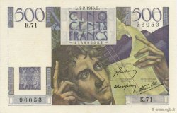 500 Francs CHATEAUBRIAND FRANCE  1946 F.34.04 AU+