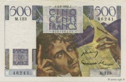 500 Francs CHATEAUBRIAND FRANCE  1952 F.34.10 XF+
