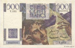 500 Francs CHATEAUBRIAND FRANCE  1953 F.34.11 pr.SUP