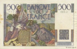 500 Francs CHATEAUBRIAND FRANCE  1953 F.34.12 VF+