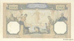 1000 Francs CÉRÈS ET MERCURE type modifié FRANCIA  1937 F.38.02 MBC+
