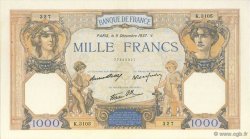 1000 Francs CÉRÈS ET MERCURE type modifié FRANCIA  1937 F.38.06 q.AU