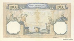 1000 Francs CÉRÈS ET MERCURE type modifié FRANCE  1937 F.38.06 AU-
