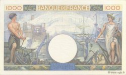 1000 Francs COMMERCE ET INDUSTRIE FRANCIA  1940 F.39.01 FDC