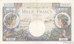 1000 Francs COMMERCE ET INDUSTRIE FRANCE  1940 F.39.03 VF+