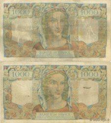 1000 Francs MINERVE ET HERCULE FRANCE  1950 F.41.32 TTB+