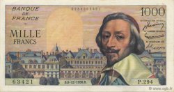 1000 Francs RICHELIEU FRANCIA  1956 F.42.24 EBC