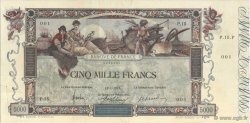 5000 Francs FLAMENG FRANKREICH  1918 F.43.01 VZ