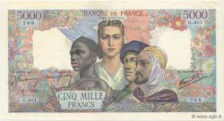 5000 Francs EMPIRE FRANÇAIS FRANCIA  1945 F.47.36 EBC+
