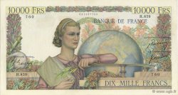 10000 Francs GÉNIE FRANÇAIS FRANKREICH  1950 F.50.36 SS to VZ