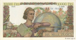 10000 Francs GÉNIE FRANÇAIS FRANCE  1952 F.50.57 AU-
