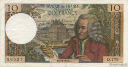 10 Francs VOLTAIRE FRANKREICH  1972 F.62.57 fVZ