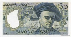 50 Francs QUENTIN DE LA TOUR FRANCIA  1976 F.67.01A1 SC+