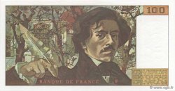 100 Francs DELACROIX FRANCE  1978 F.68.02 UNC-