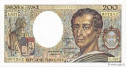 200 Francs MONTESQUIEU FRANKREICH  1985 F.70.05 ST