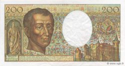 200 Francs MONTESQUIEU FRANCE  1991 F.70.11 XF