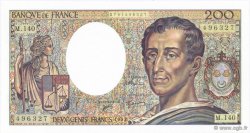 200 Francs MONTESQUIEU FRANCIA  1992 F.70.12c FDC