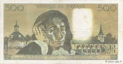 500 Francs PASCAL FRANKREICH  1968 F.71.01 SS to VZ