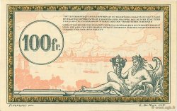 100 Francs FRANCE Regionalismus und verschiedenen  1923 JP.135.10s fST+