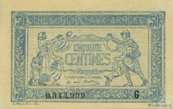 50 Centimes TRÉSORERIE AUX ARMÉES 1917 FRANCE  1917 VF.01.07 AU