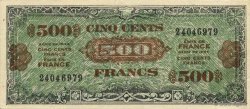 500 Francs DRAPEAU FRANCE  1944 VF.21.01 XF