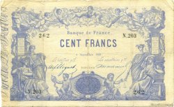 100 Francs 1862 Indices noirs FRANCIA  1869 F.A39.05 BC