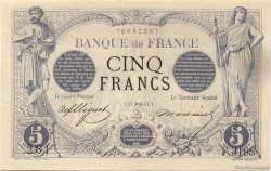 5 Francs NOIR FRANCE  1873 F.01.23 AU