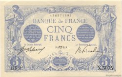 5 Francs BLEU FRANCE  1915 F.02.26