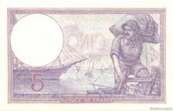 5 Francs FEMME CASQUÉE FRANCIA  1922 F.03.06 SC