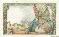 10 Francs MINEUR FRANCE  1942 F.08.04 SUP